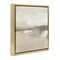 Stupell Industries Abstract Neutral Land Floating Frame Design by June Erica Vess